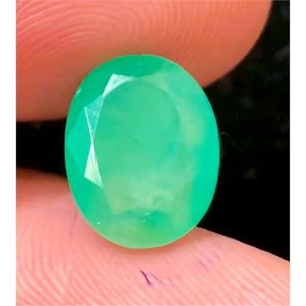 3.85 ct Certified Zambian Emerald gemstone ($5,775 Appraisal)