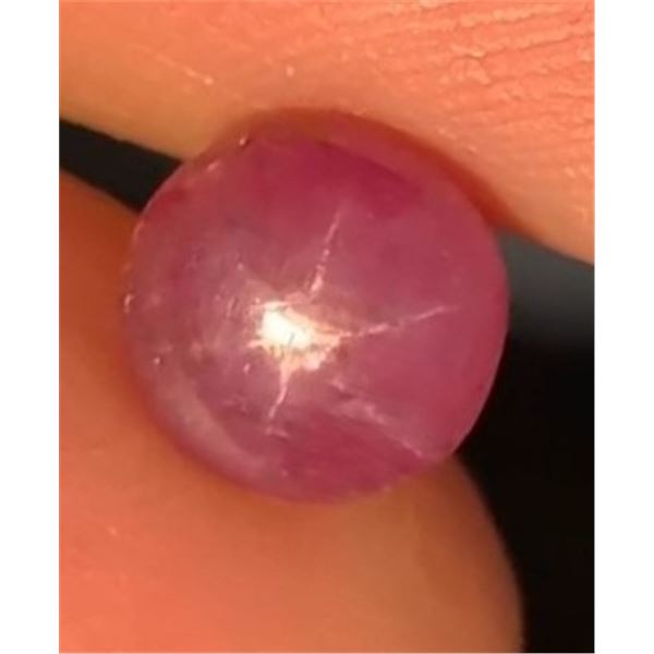 3.3 ct Certified Star Ruby gemstone ($2,805 Appraisal)