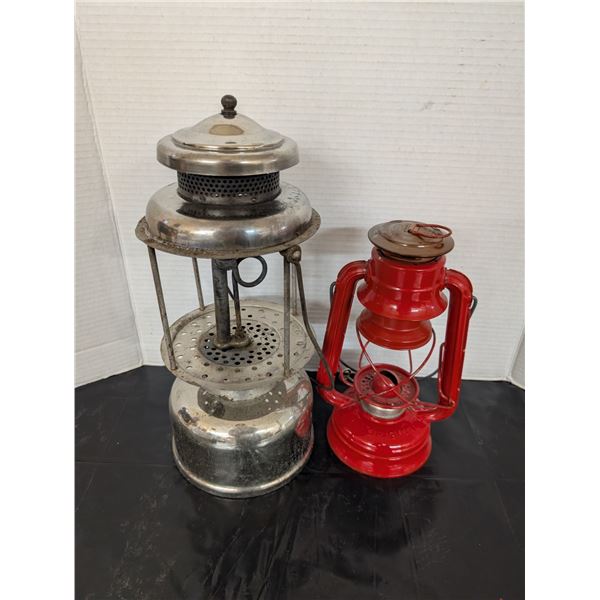 (2) Vintage Lanterns (1) '76 THE ORIGINAL Labeled and possible Coleman