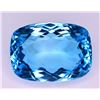 Image 3 : 50.9 ct certified swiss blue topaz gemstone (10,690 appraisal)