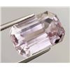 Image 2 : 12.85 ct certified pink kunzite gemstone (6,425 appraisal)