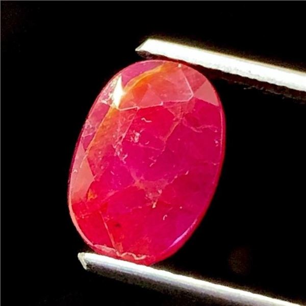 2.75 ct certified untreated ruby gemstone ($9,625 appraisal)