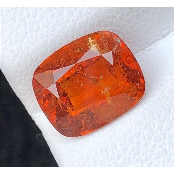 3.5 ct certified spessartite garnet gemstone (3,500 appraisal)