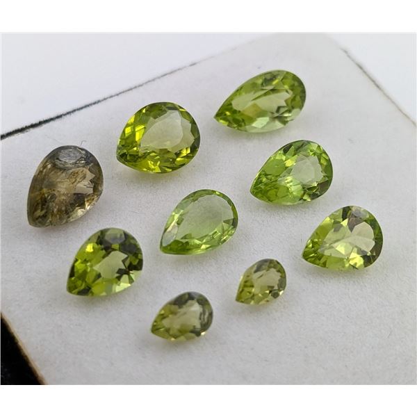 11.21 ct certified himalayan peridot gemstone parcel (9,450 appraisal)