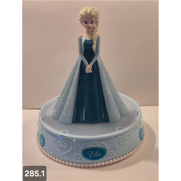 Coin Bank - Elsa Light - Disney "Frozen", lights and sound, plays "Let it Go" when insert coin