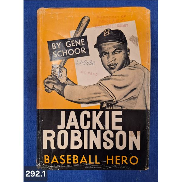 1958 Jackie Robinson book "Baseball Hero", Gene Schoor
