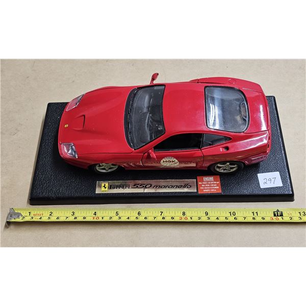 Red 550 Ferrari Maranello 1:18 Scale - NGK Spark Plugs, Fort Ignition - RARE