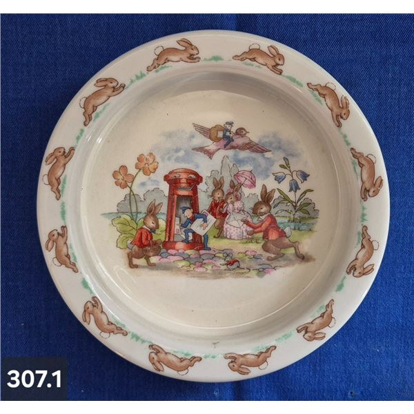 Royal Doulton Bunnykins child's bowl - Postman