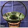 Image 2 : MCM Fiberglass and Wrought Iron Lamp, ashtray - great condition