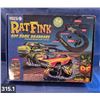 Image 1 : Electric Slot Car Racing Set - Matco Tools, "Rat Fink", barely used