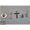 Image 2 : Group #2 - 5 Sterling Silver Charms, all marked