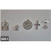 Image 1 : Group #3 - 5 Sterling Silver Charms, all marked