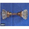 Image 1 : Set of 1920s glass door knobs