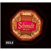 Image 2 : Schmidt Beer Lighted Sign - "Heileman Brewing Co - 1978", mint condition
