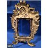 Image 2 : Victorian ornate cast, solid brass, easel-type picture frame