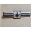 Image 3 : 3 Men's Masonic (Mason) pieces - cufflinks, tie clip, mother-of-pearl
