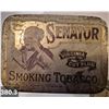 Image 3 : 2 Tobacco Tins - Senator Virginia Cut Plug, and Old Chum Smoking Tobacco (tax label for 1923)
