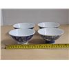 Image 1 : (4) Chinese Rice Bowls (Small Chip in One)