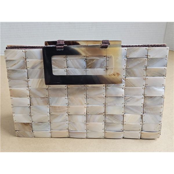 Vintage 1950’s Shiraleah Mother of Pearl Purse Excellent Condition *Cannot Confirm Authenti