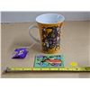Image 1 : Norval Morrisseau Designed Porcelain Mug and Fridge Magnet (Very Small Chip on Mug)