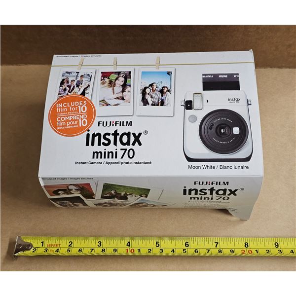 Fuji “Instax Mini 70” Camera in Original Box (Needs Battery)