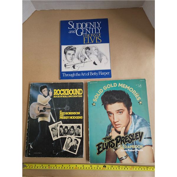 (3) Elvis/Rock ‘n Roll Books