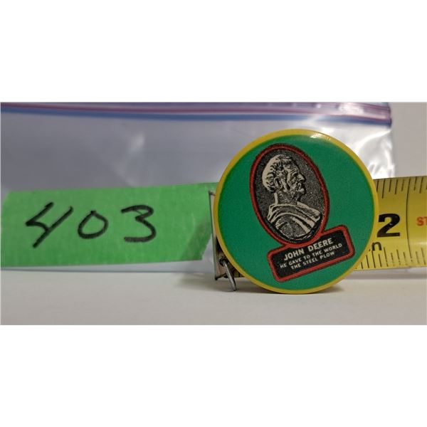 rare john deere tape measure very good condition cloth tape 1917-19