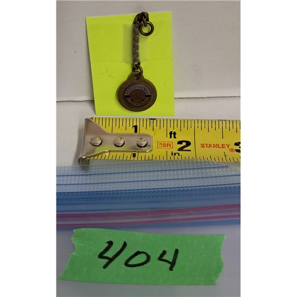 vintage Sask 1930 farmers union pendant w/ chain