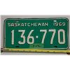Image 1 : (1) 1969 Sask license plate(1) 1970 Sask license plate