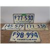 Image 1 : (4) 1976 Sask license plates