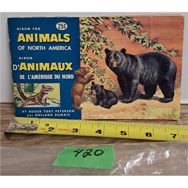 animals of North America tea card album (full)