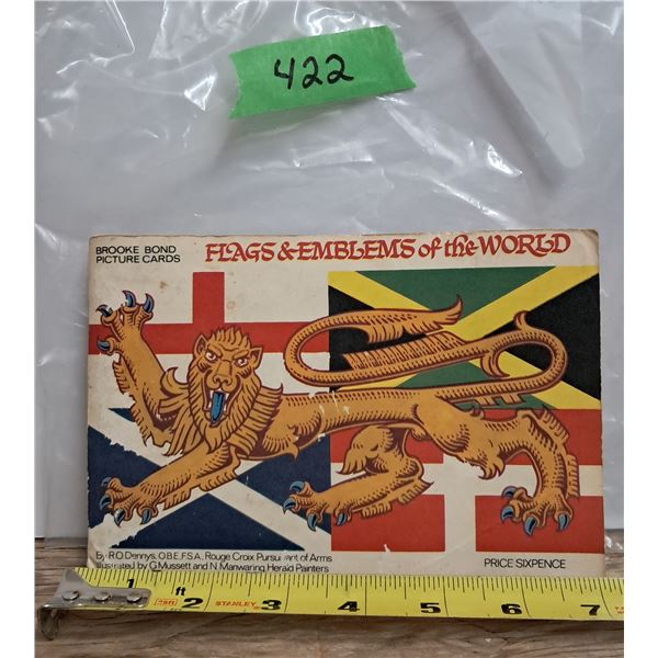 flags + emblems of the world tea card album (full)