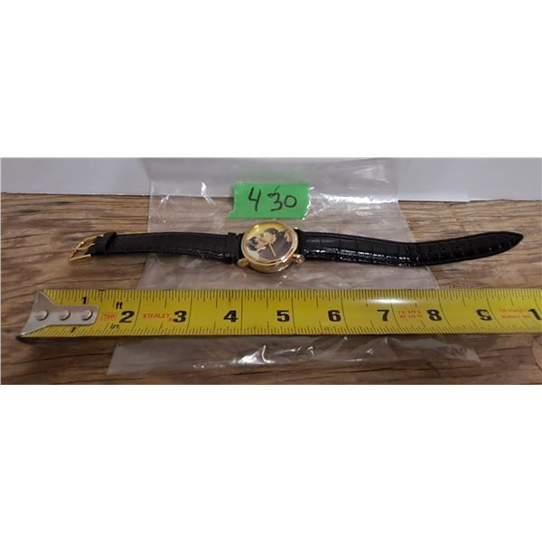 1995 turner entertainment co watch leather strap