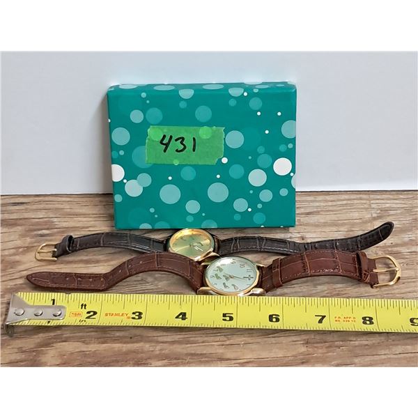 (2) foot print watches 3-5 prints