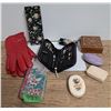 Image 1 : make up kit, wooden box, soaps + gloves