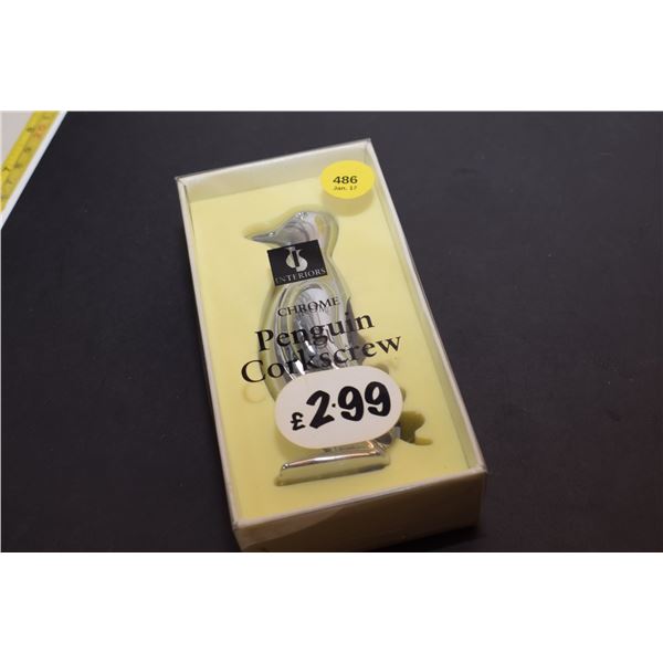 Vintage Penguin Corkscrew