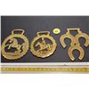 Image 1 : (3) Vintage Horse Brass