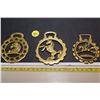 Image 1 : (3) Vintage Horse Brass