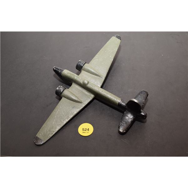 Solid Metal Toy War Airplane