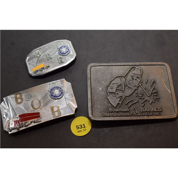 Trucker Belt Buckles etc.