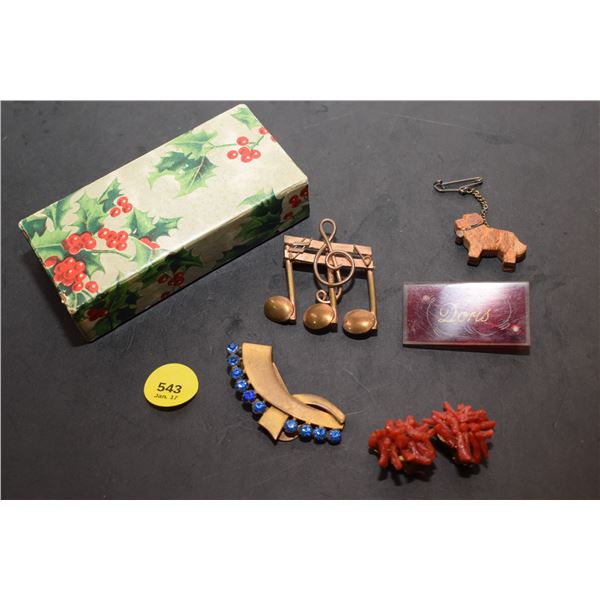 Box of Old Costume Jewelry