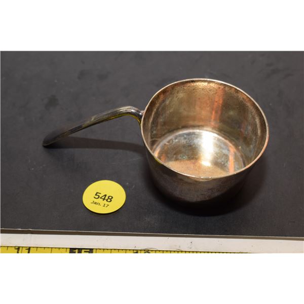 Sterling Silver Apothecary Scoop - 44g (Bent Handle for Hanging over Heater)