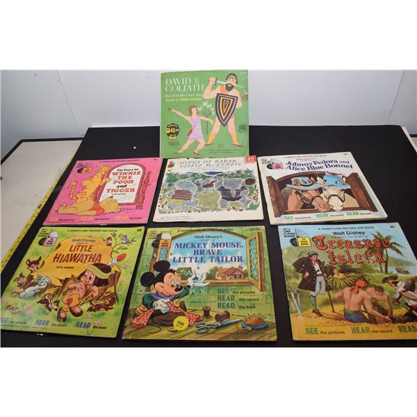 1960s Disney Record and Book Sets