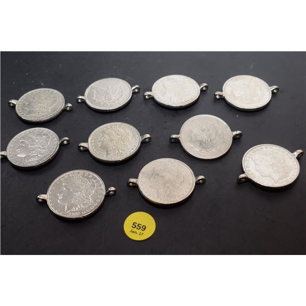 Faux USA Silver Dollar Jewelry
