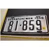 Image 1 : 1948 Saskatchewan Truck Licence Plate - Repaint