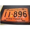 Image 1 : 1939 Saskatchewan Truck Licence Plate - Repaint