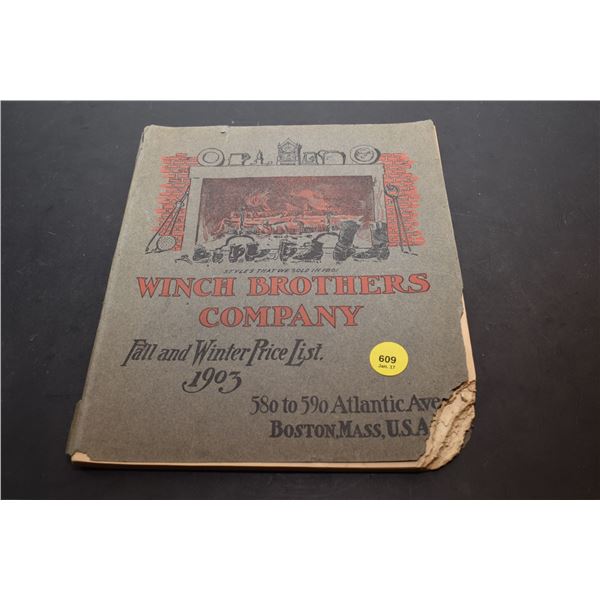 1903 Winch Bros Shoe Catalogue