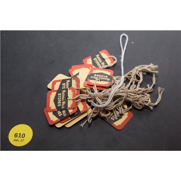 Marshall Wells Hardware Store Price Tags