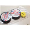 Image 1 : NOS 1988 Montreal Canadiens Mini Hocky Pucks