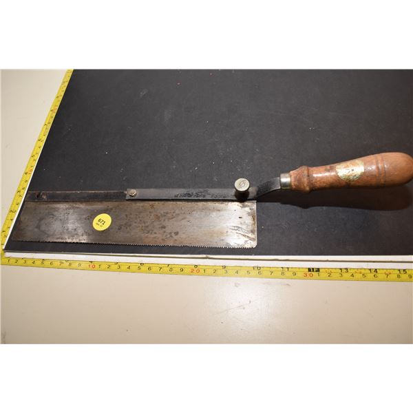 Rare Left & Right Dovetail Saw